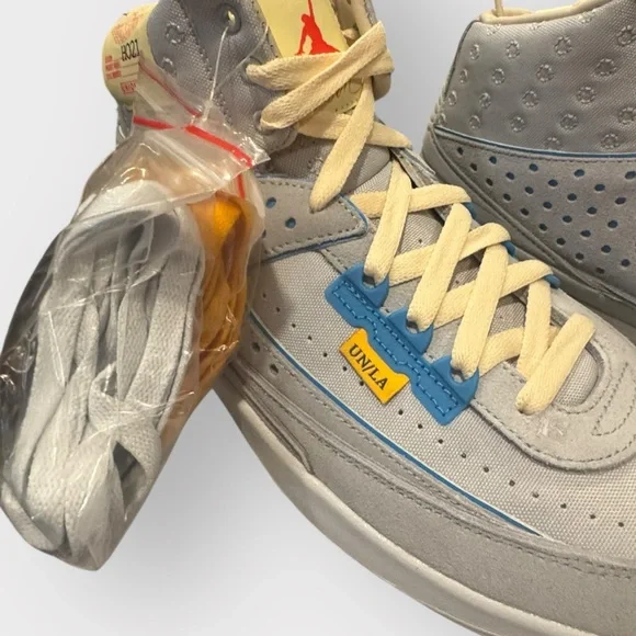 NEW Air Jordan 2 Retro SP x Union LA Grey Fog Men’s 9 NWT w/ box